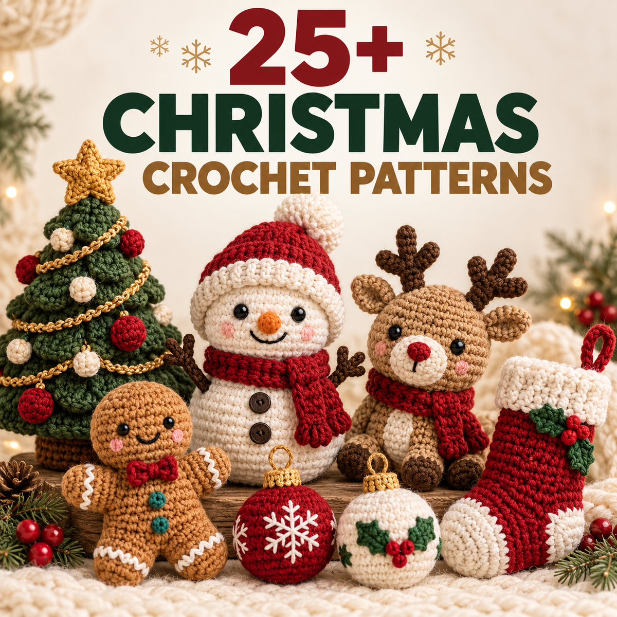 25+ Christmas Crochet Pattern