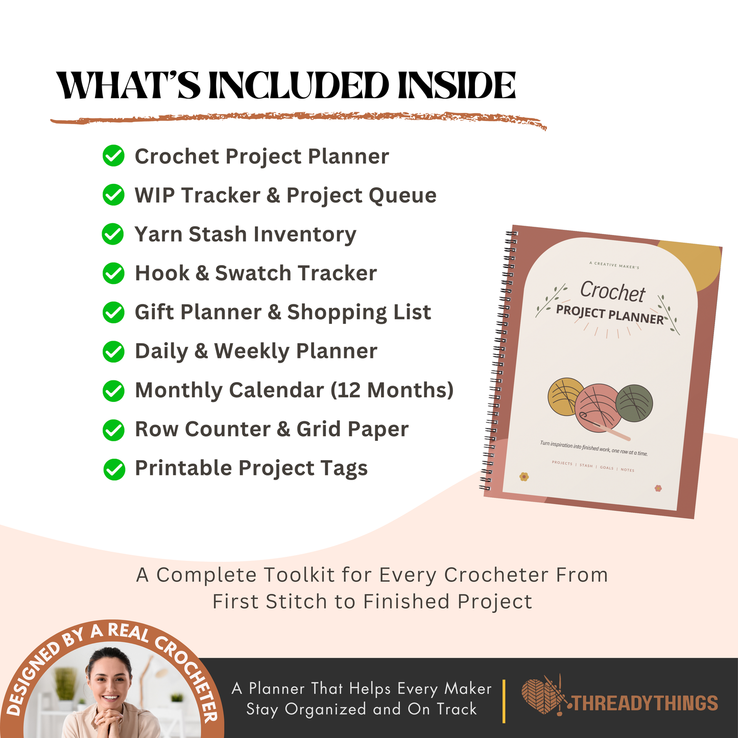 Crochet project planner