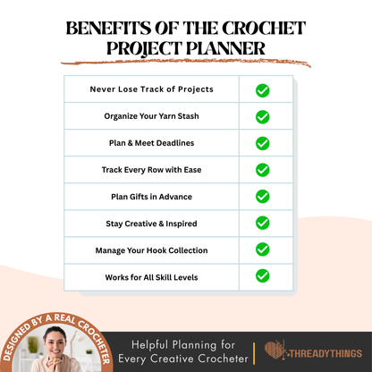 Crochet project planner