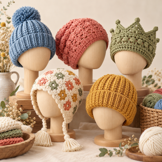 Cozy Crowns Hat Patterns