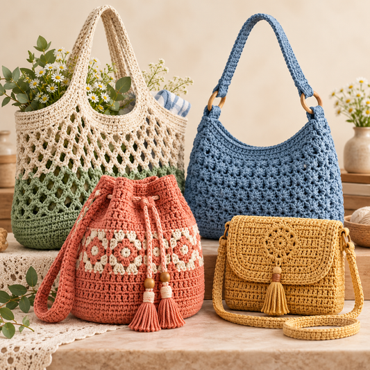 Everyday Crochet Bags & Totes Collection