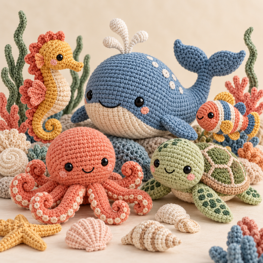Under the Sea Amigurumi Pals