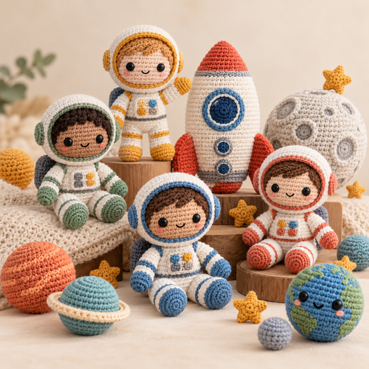 Little Astronauts Amigurumi