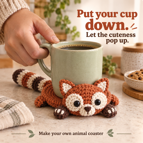 Animal Coaster Crochet Pattern Bundle