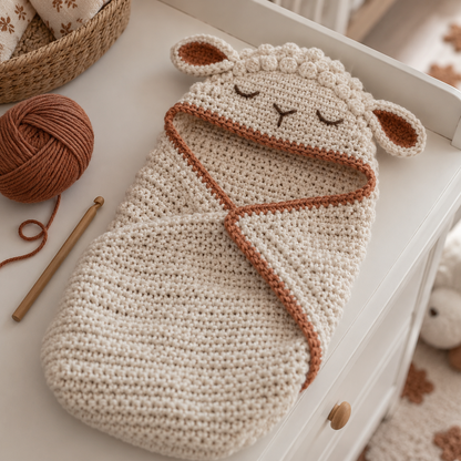 Baby Animal Cocoon Crochet Pattern