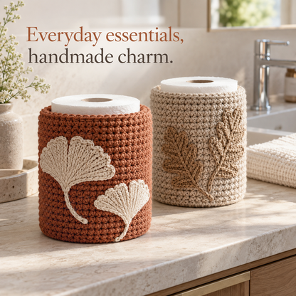 10 Crochet Toilet Paper Holder Patterns Bundle