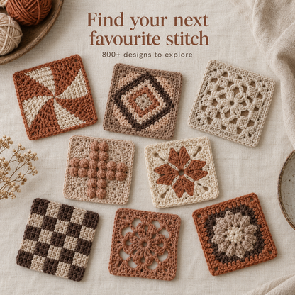 800+ Granny Square Patterns